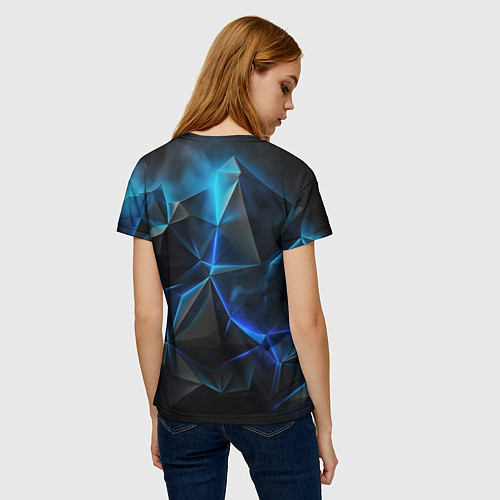 Женская футболка Stellar Blade Eve ice background / 3D-принт – фото 4