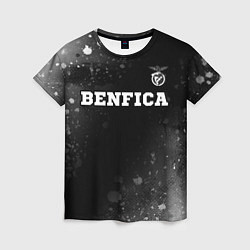 Женская футболка Benfica sport на темном фоне посередине
