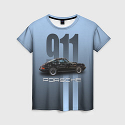Женская футболка Винтажный автомобиль Porsche