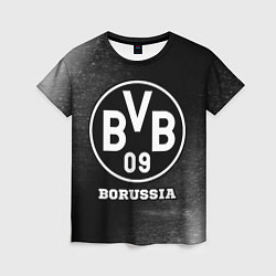 Женская футболка Borussia sport на темном фоне