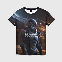 Женская футболка Mass Effect game space