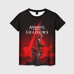 Женская футболка Главные герои Assassins creed shadows