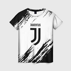 Женская футболка Juventus краски