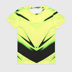 Футболка женская Geometry stripes кислотный стиль, цвет: 3D-принт