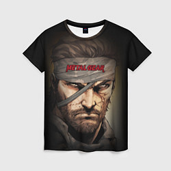 Женская футболка Metal gear Venom Snake