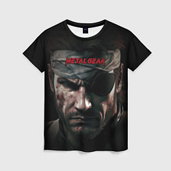 Женская футболка Metal gear Venom Snake