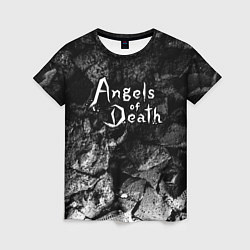 Женская футболка Angels of Death black graphite