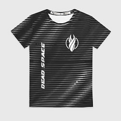 Футболка женская Dead Space metal game lines, цвет: 3D-принт