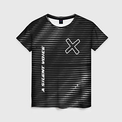 Футболка женская A Silent Voice metal anime lines, цвет: 3D-принт