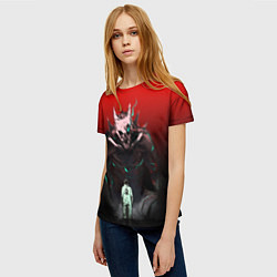 Футболка женская Кайдзю - Хибино, цвет: 3D-принт — фото 2