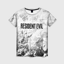 Футболка женская Resident Evil white graphite, цвет: 3D-принт