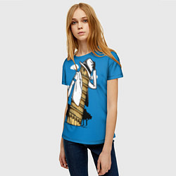 Футболка женская Пизанская башня - Майкл Джексон, цвет: 3D-принт — фото 2