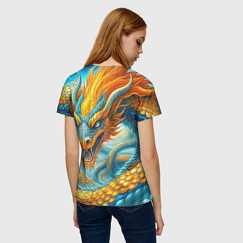 Женская футболка Огромная змея / 3D-принт – фото 4