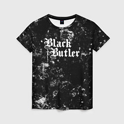 Женская футболка Black Butler black ice
