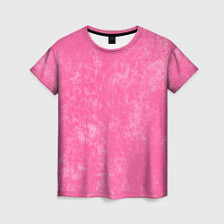 Женская футболка Pink bleached splashes