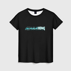 Женская футболка Metal gear rising logo
