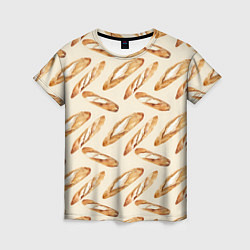 Женская футболка The baguette pattern