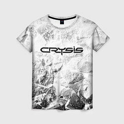 Женская футболка Crysis white graphite