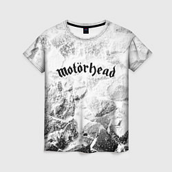 Женская футболка Motorhead white graphite