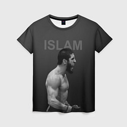 Женская футболка Ислам Махачев - ММА