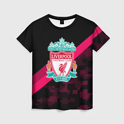 Женская футболка Liverpool sport fc club