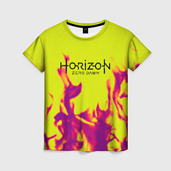 Футболка женская Horizon: Zero Dawn flame, цвет: 3D-принт