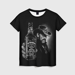 Футболка женская Motorhead - Ian Kilmister whiskey, цвет: 3D-принт