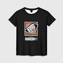 Женская футболка Rainbow six logo ubisoft favorite