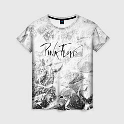 Женская футболка Pink Floyd white graphite