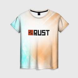 Женская футболка RUST gradient