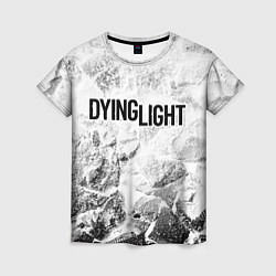 Женская футболка Dying Light white graphite