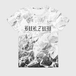 Женская футболка Burzum white graphite