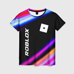 Женская футболка Roblox speed game lights