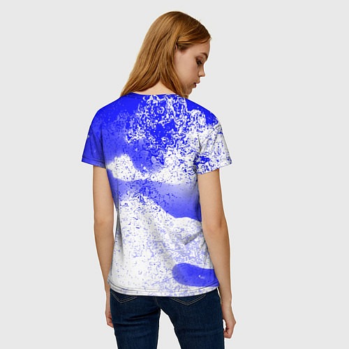 Женская футболка Alan wake всплеск красок / 3D-принт – фото 4