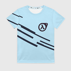 Футболка женская Half life geometry steel, цвет: 3D-принт