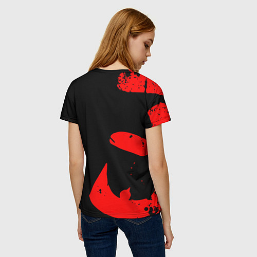 Женская футболка Shadow Warrior japan / 3D-принт – фото 4