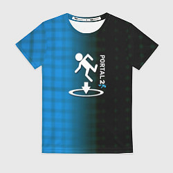 Футболка женская Portal pattern geometry, цвет: 3D-принт