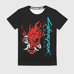 Футболка женская Cyberpunk Samurai Dark Warrior, цвет: 3D-принт