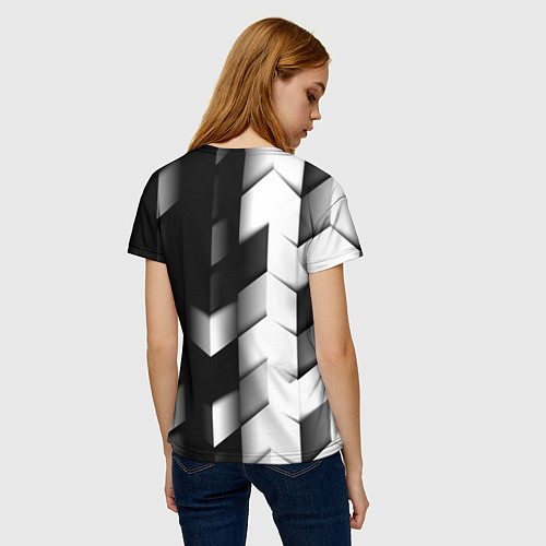 Женская футболка The Elder Scrolls geometry / 3D-принт – фото 4