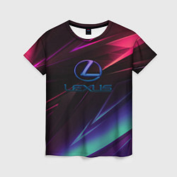 Футболка женская Lexus stripes, цвет: 3D-принт