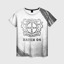 Женская футболка Bayer 04 - white gradient