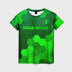 Футболка женская Dead Space - green gradient посередине, цвет: 3D-принт