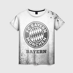 Женская футболка Bayern - white gradient