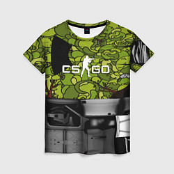 Женская футболка Counter strike game skin