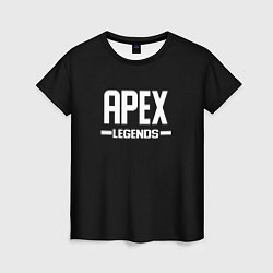 Футболка женская Apex legends logo white, цвет: 3D-принт