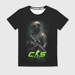 Женская футболка CS counter terrorist