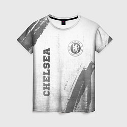 Женская футболка Chelsea - white gradient вертикально