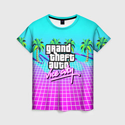 Футболка женская Vice city tropic collection, цвет: 3D-принт