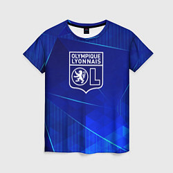 Женская футболка Lyon blue poly