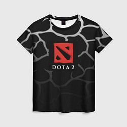 Футболка женская DOTA2 земля, цвет: 3D-принт